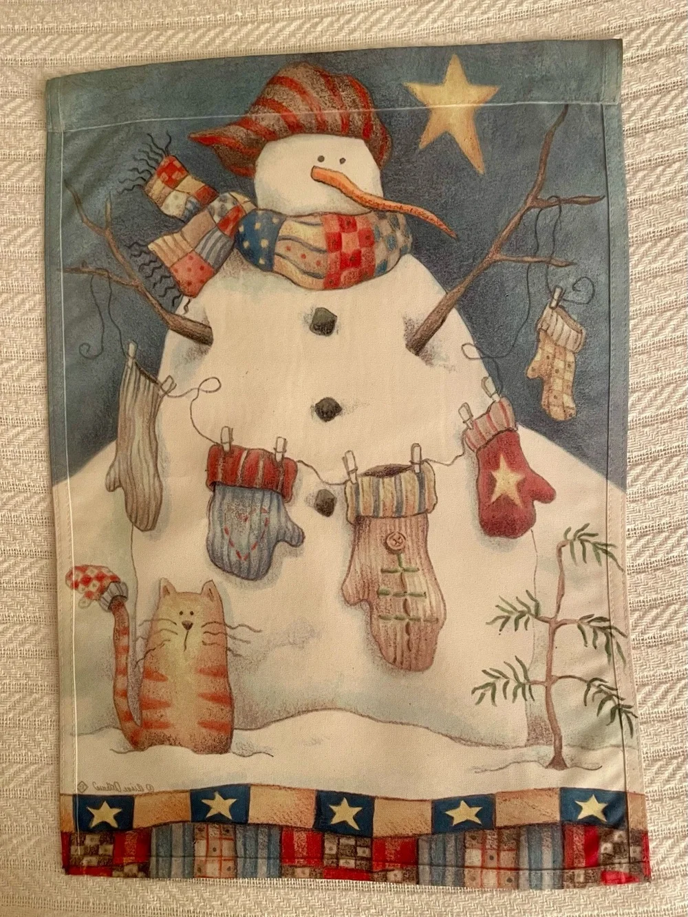 4 Home Holiday Decorative Garden Flag Set